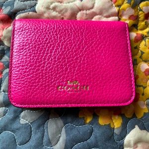 Pink Coach wallet